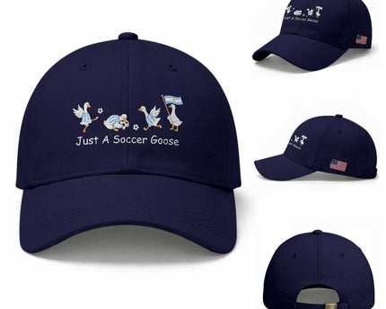 Funny Just A Soccer Goose Baseball Cap Argentina Soccer Lover