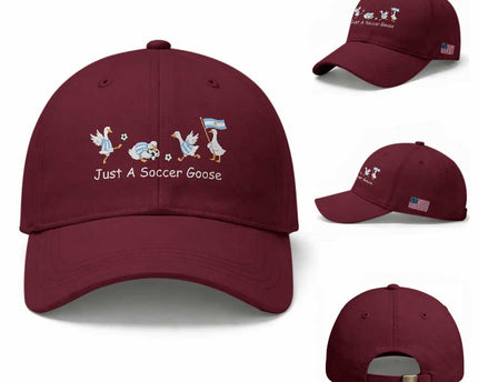 Funny Just A Soccer Goose Baseball Cap Argentina Soccer Lover
