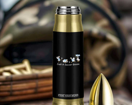 Funny Just A Soccer Goose Bullet Tumbler Argentina Soccer Lover