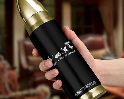 Funny Just A Soccer Goose Bullet Tumbler Argentina Soccer Lover