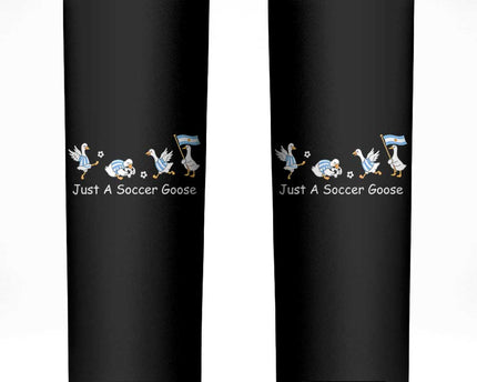 Funny Just A Soccer Goose Skinny Tumbler Argentina Soccer Lover