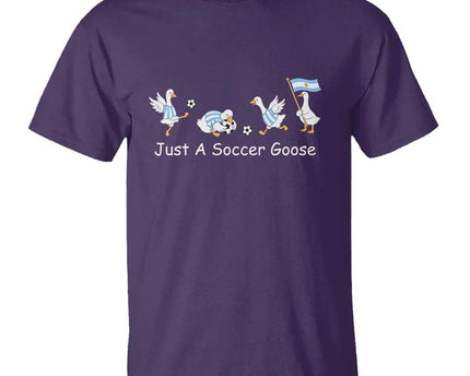 Funny Just A Soccer Goose T-Shirt Argentina Soccer Lover