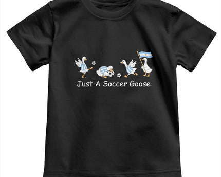 Funny Just A Soccer Goose Toddler T-Shirt Argentina Soccer Lover