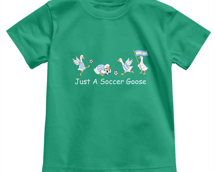 Funny Just A Soccer Goose Toddler T-Shirt Argentina Soccer Lover