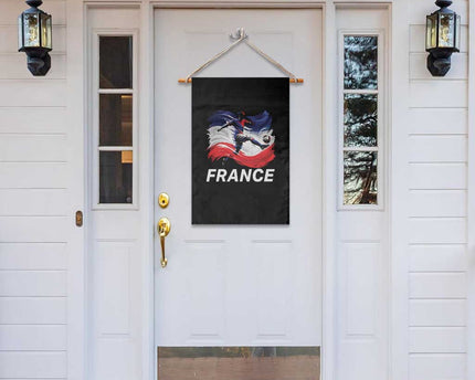 France Soccer Football Fan French Flag Garden Flag