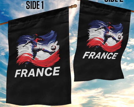 France Soccer Football Fan French Flag Garden Flag