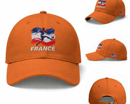 France Soccer Football Fan French Flag Baseball Cap