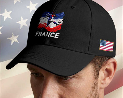 France Soccer Football Fan French Flag Baseball Cap