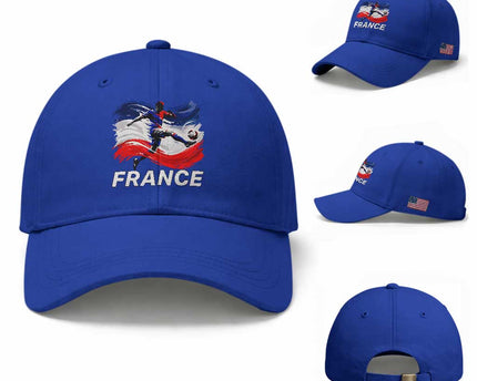 France Soccer Football Fan French Flag Baseball Cap