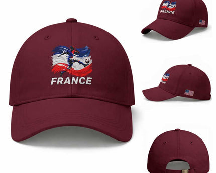 France Soccer Football Fan French Flag Baseball Cap