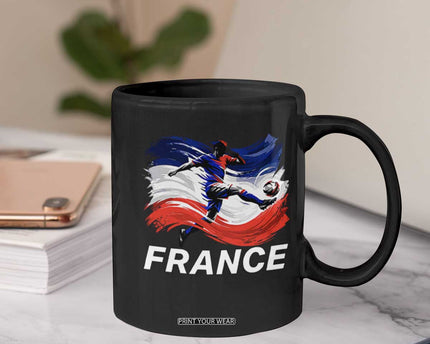 France Soccer Football Fan French Flag Coffee Mug