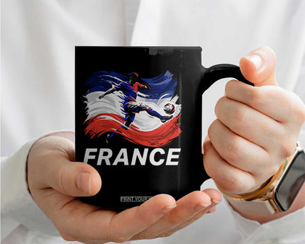 France Soccer Football Fan French Flag Coffee Mug