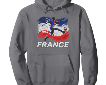 France Soccer Football Fan French Flag Hoodie