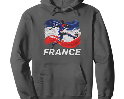 France Soccer Football Fan French Flag Hoodie