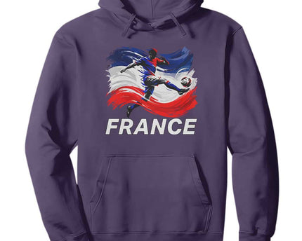 France Soccer Football Fan French Flag Hoodie