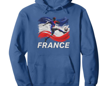 France Soccer Football Fan French Flag Hoodie