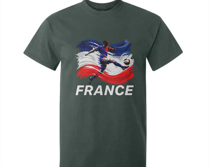 France Soccer Football Fan French Flag T-Shirt