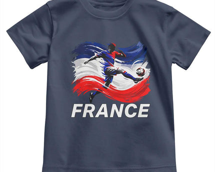 France Soccer Football Fan French Flag Toddler T-Shirt