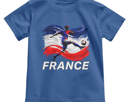 France Soccer Football Fan French Flag Toddler T-Shirt