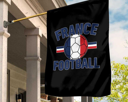French Flag France Soccer Football Fan Garden Flag