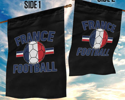 French Flag France Soccer Football Fan Garden Flag