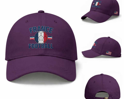 French Flag France Soccer Football Fan Baseball Cap
