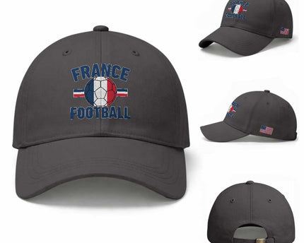 French Flag France Soccer Football Fan Baseball Cap