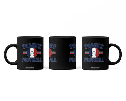 French Flag France Soccer Football Fan Coffee Mug