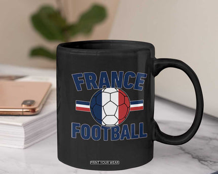French Flag France Soccer Football Fan Coffee Mug