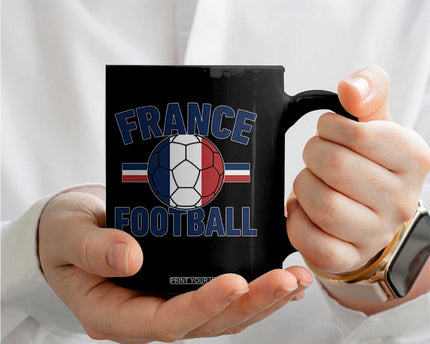French Flag France Soccer Football Fan Coffee Mug
