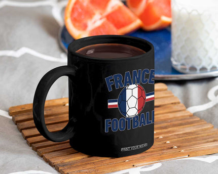French Flag France Soccer Football Fan Coffee Mug