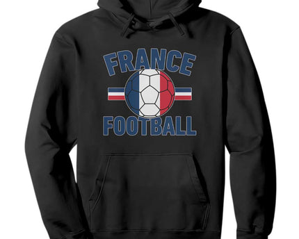 French Flag France Soccer Football Fan Hoodie
