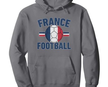 French Flag France Soccer Football Fan Hoodie