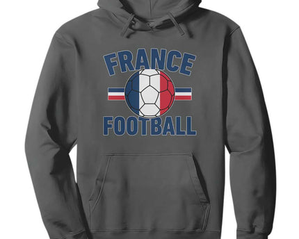 French Flag France Soccer Football Fan Hoodie