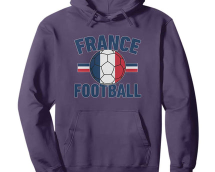 French Flag France Soccer Football Fan Hoodie
