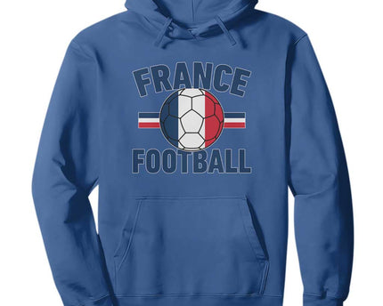French Flag France Soccer Football Fan Hoodie
