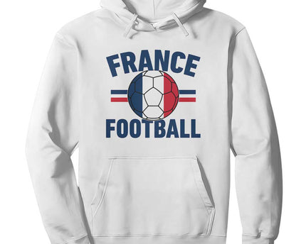 French Flag France Soccer Football Fan Hoodie
