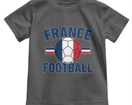 French Flag France Soccer Football Fan Toddler T-Shirt