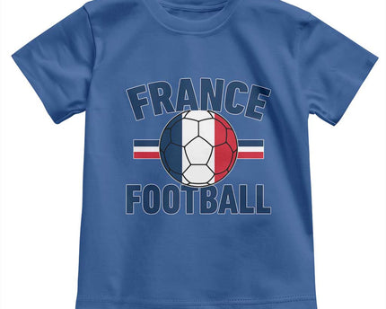French Flag France Soccer Football Fan Toddler T-Shirt