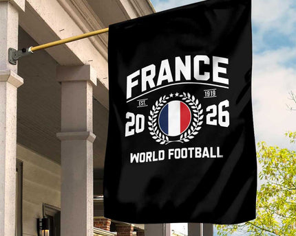 France Soccer Fan French Flag Patriotic Sports Garden Flag TS14