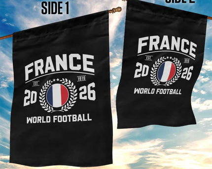 France Soccer Fan French Flag Patriotic Sports Garden Flag TS14