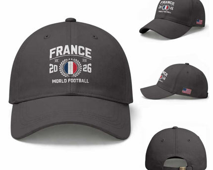 France Soccer Fan French Flag Patriotic Sports Baseball Cap