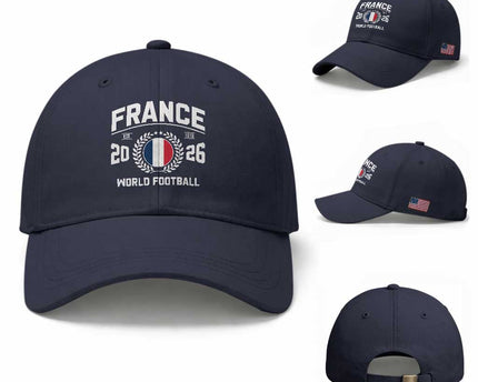 France Soccer Fan French Flag Patriotic Sports Baseball Cap
