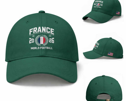 France Soccer Fan French Flag Patriotic Sports Baseball Cap