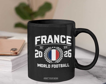France Soccer Fan French Flag Patriotic Sports Coffee Mug