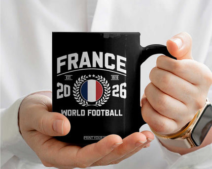 France Soccer Fan French Flag Patriotic Sports Coffee Mug