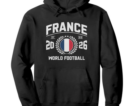 France Soccer Fan French Flag Patriotic Sports Hoodie
