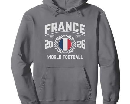 France Soccer Fan French Flag Patriotic Sports Hoodie