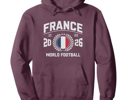 France Soccer Fan French Flag Patriotic Sports Hoodie