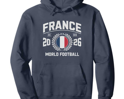 France Soccer Fan French Flag Patriotic Sports Hoodie